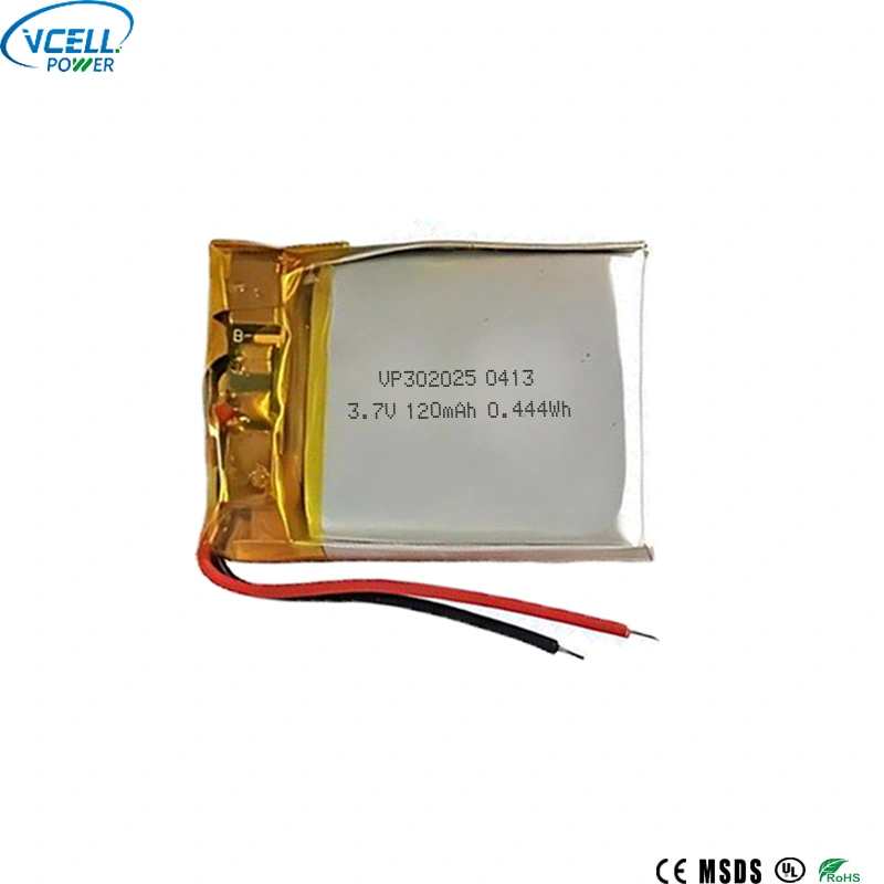 302025 Bateria litowo-polimerowa 3,7 V 120 mAh
