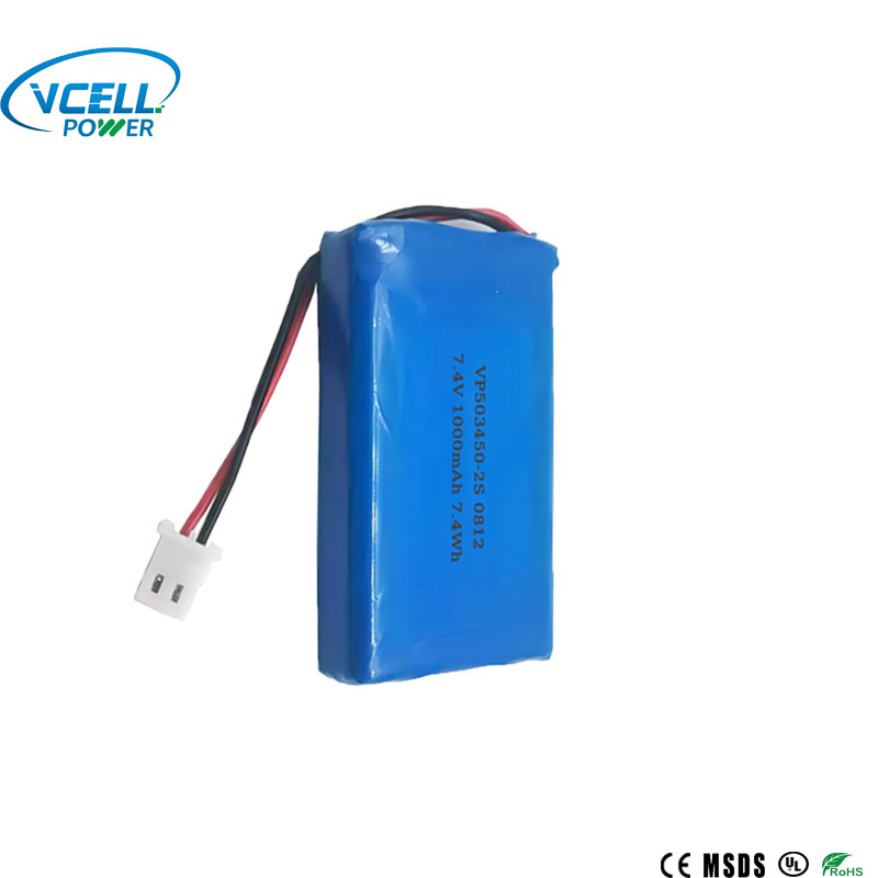 Bateria LiPo 7,4 V 1000 mAh 503450 2S
